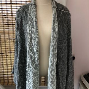Free people open grey sweater